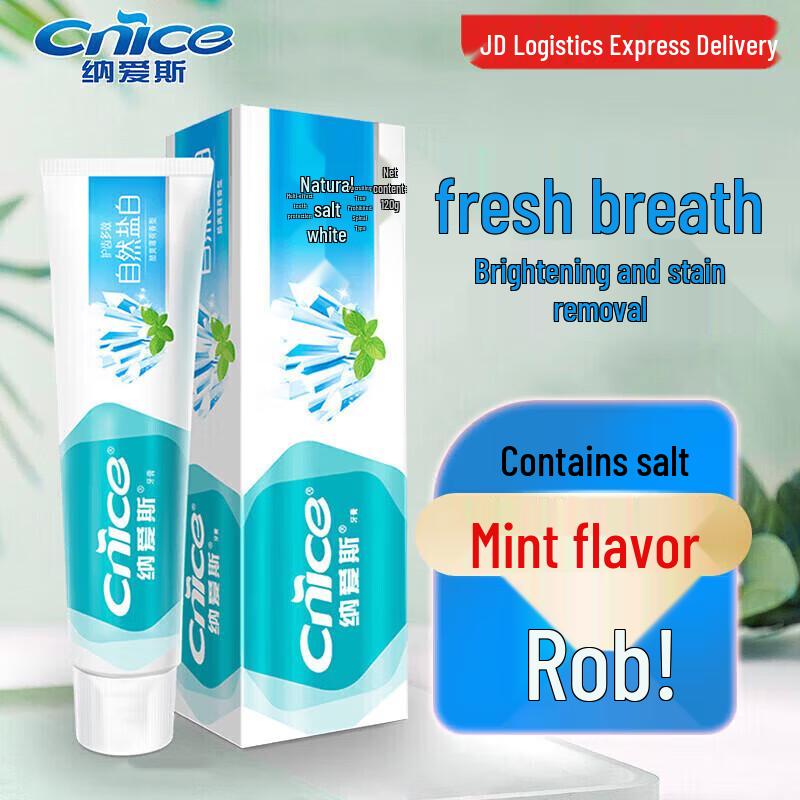 Nice Natural Salt Whitening Toothpaste 120g