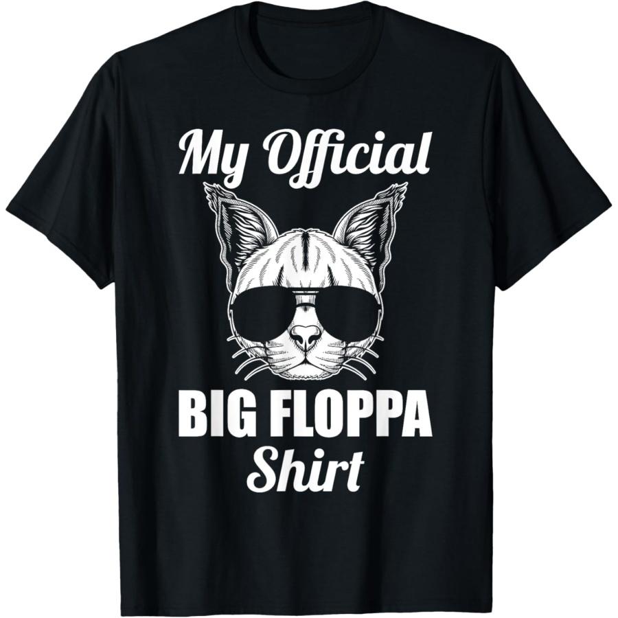 Мем про кота каракала Большого Флоппу Моя официальная футболка Большого Флоппы S
