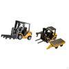 1/64 RC Gabelstapler Baustellenfahrzeug mit Sound Leichtgewichtige Stabile Metallkonstruktion Spielzeug, Mini
