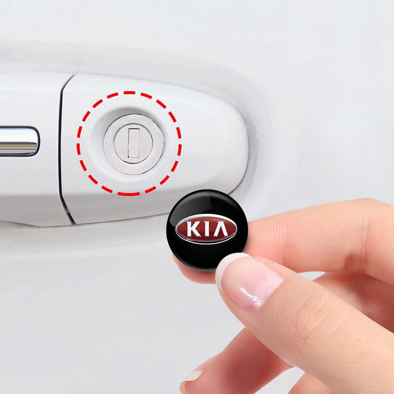 Car Door Lock Keyhole Anti-blocking Protection Stickers Interior Accessories For KIA Ceed Sportage Rio K5 Optima Cerato Proceed