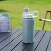 SITARAYURI Insulated Water Bottles with Magnetic Straw Lid Handheld Straw Thermal Cup Leak-proof Outdoor Sports Travel Car Cups