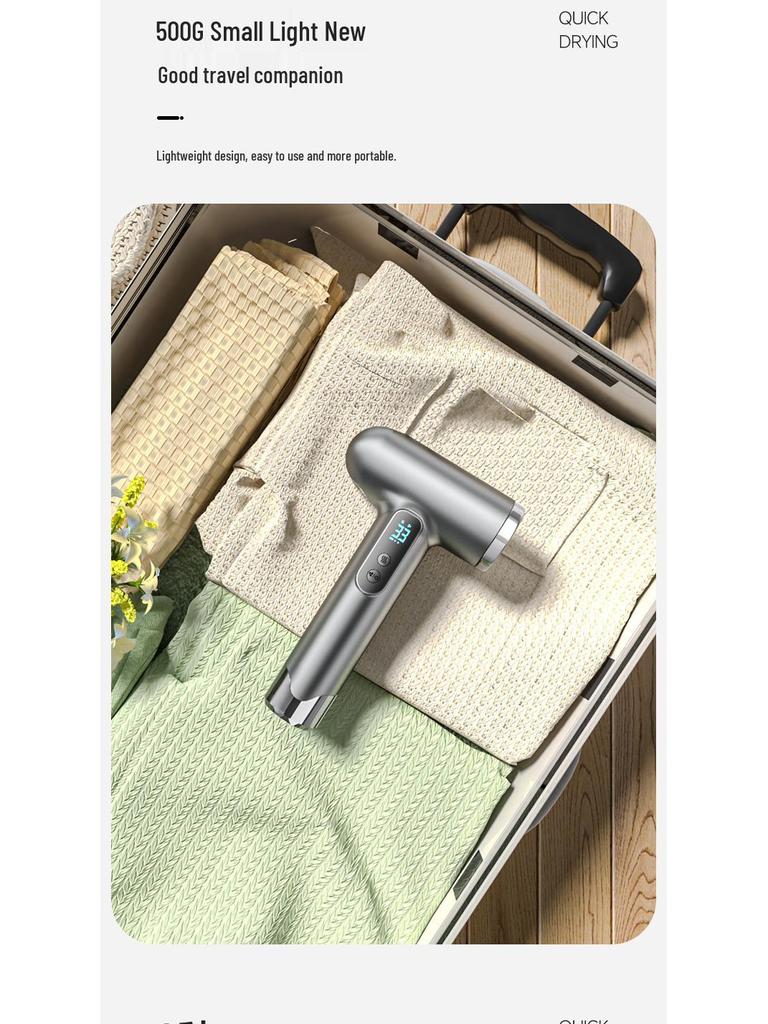 Student Dormitory Quiet High-Speed Quick-Dry Wireless USB Hair Dryer