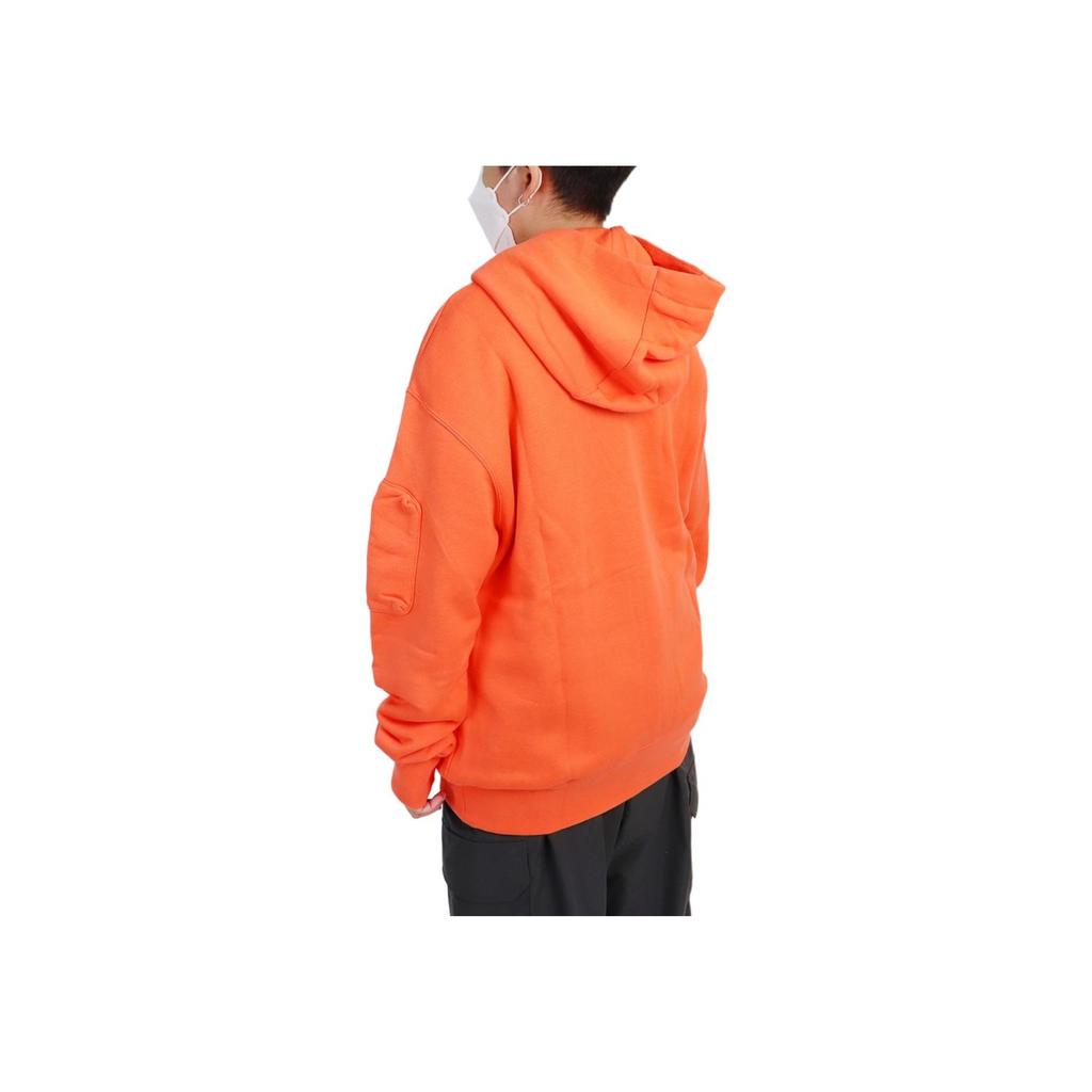 Nike Hooded Pullover Drop Shoulder Long Sleeve Sweatshirt Unisex Sweatshirt Orange DA8738-842