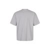 Li Ning X Jackie Chan Kung Fu Series Innate Qi Solid Color Crew Neck Casual Short Sleeve T-Shirt Men T-Shirts Gray AHST061-1