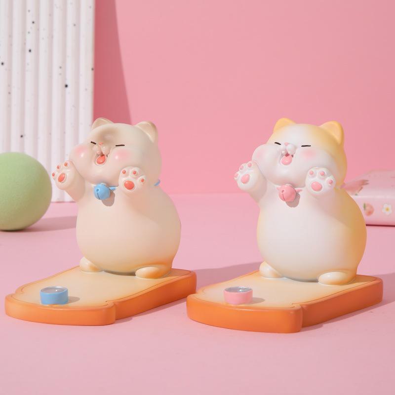 

Очаровательный держатель для телефона с изображением мультяшного животного - креативный, подставка из смолы, милый подарок для девочек, декоративный и функциональный держатель для мобильного телефона