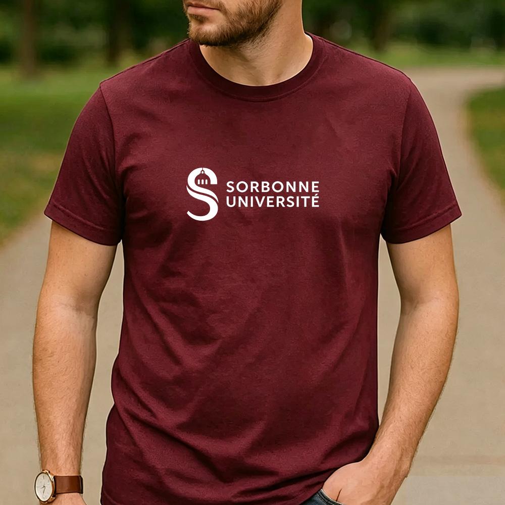 Vintage Retro Sorbonne Universit Logo Cotton Graphic T Shirt Unisex Short Sleeve Alumni Graduate Holiday Birthday Gift Top