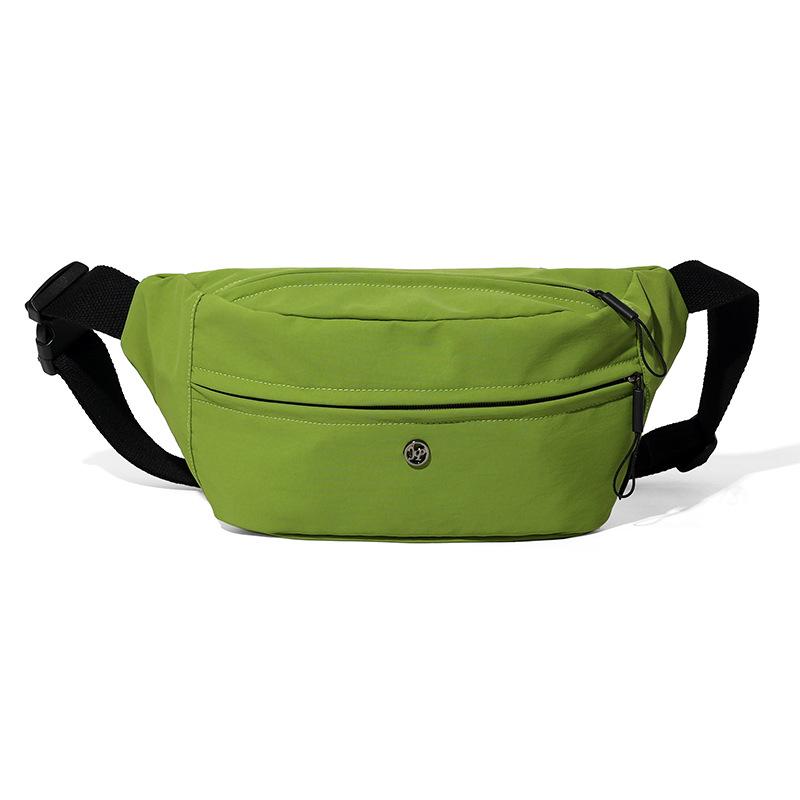Cycling Chest Bag Solid Color Waist Bag Outdoor Large Capacity Crossbody Bag