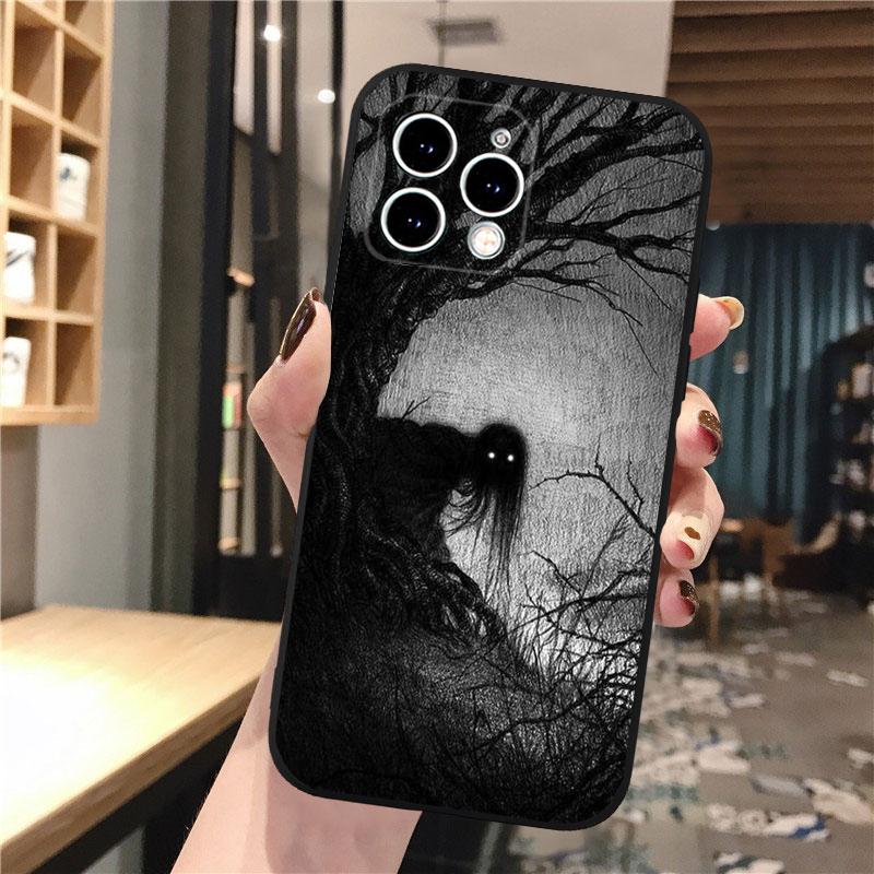 Phone Case Carcasa Funda For iPhone 17 Pro Max Air 16 15 14 13 Pro Max 15 16 Pro 15Plus Horror Anime Girl Case