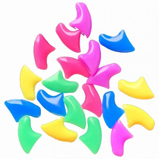 100pcs/lot Soft Cat Pet Nail Caps Control Pets Silicon Nail Protector cat Claws Paws free Adhesive Glue Size XS S M L