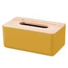 Wooden Tissue Holder Household Tissue Storage Box Detachable Tissue Box Elegant and Simple