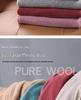 Men's Casual Autumn & Winter 100% Pure Wool V-Neck Loose Knit Sweater