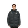 Fila Letter Logo Printed Thickened Hooded Down Jacket Men Outerwear Black F11M149901F-BK