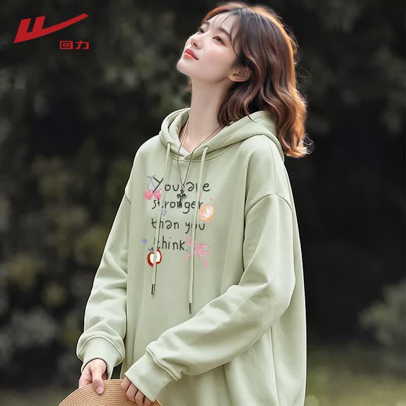 Warrior Women's Hooded Casual Long Sleeve Sweatshirt