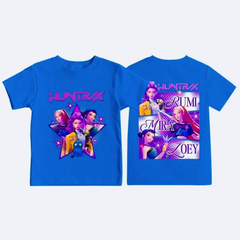 T-skjorter Jenter Tegneserie Print Mønster T-skjorte Barnemote T-skjorte Jenter Kort Erm Topp Komfortabel T-skjorte