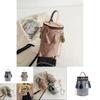 Boho Chic Small Round Bag With Tassels And Internal Phone Pocket For Everyday Use