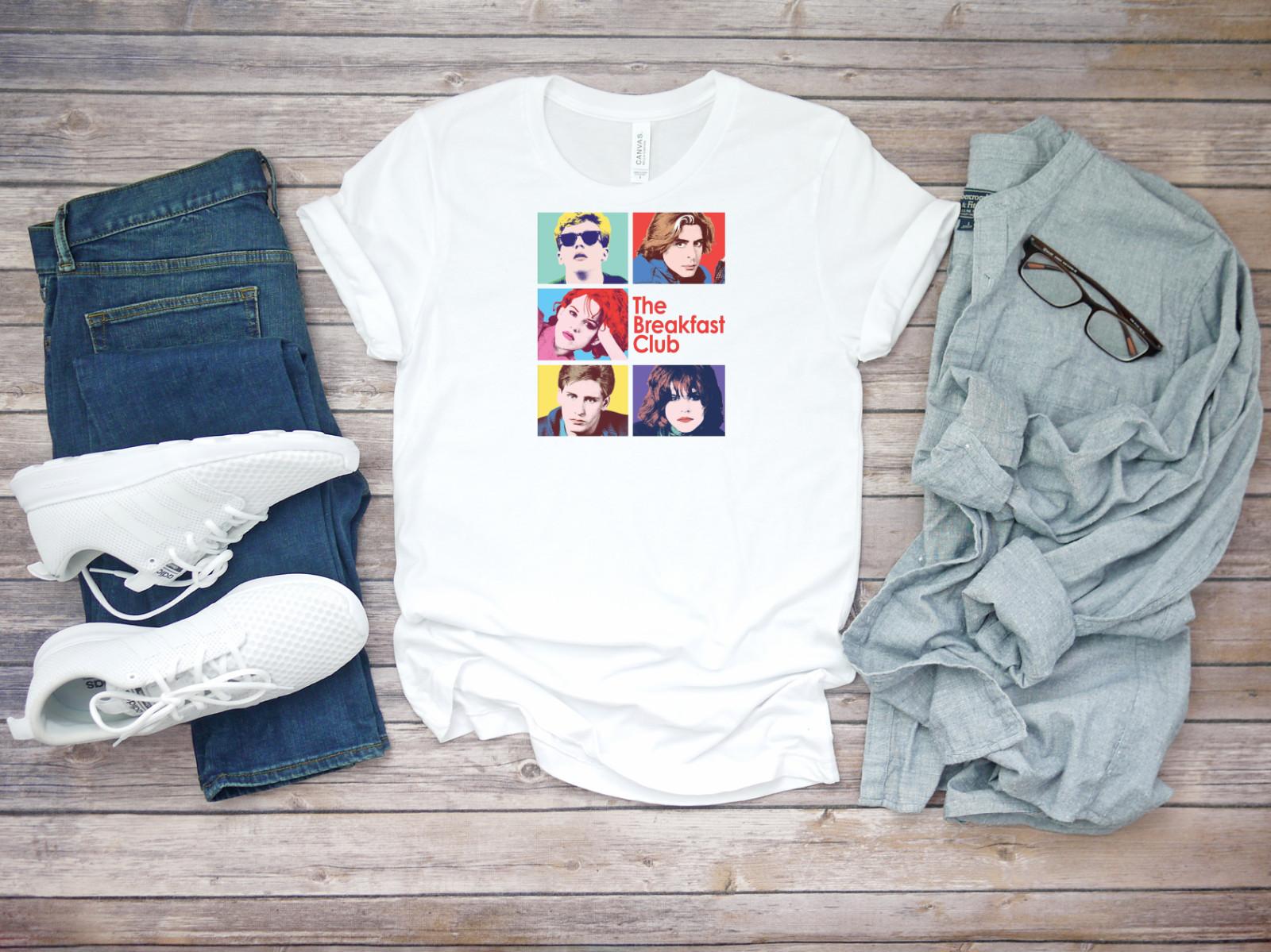 The Breakfast Club Movie Short Sleeve White Men T-shirt K988 S