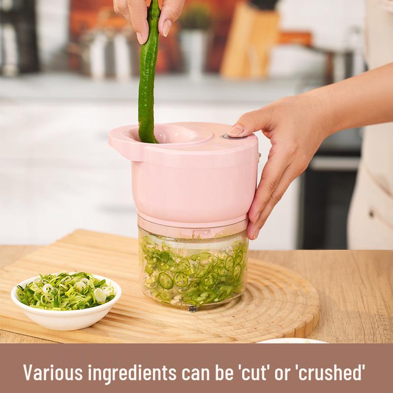 Electric Mini Food Processor: Meat Grinder, Chopper, Mincer, Garlic Presser, Baby Food Maker