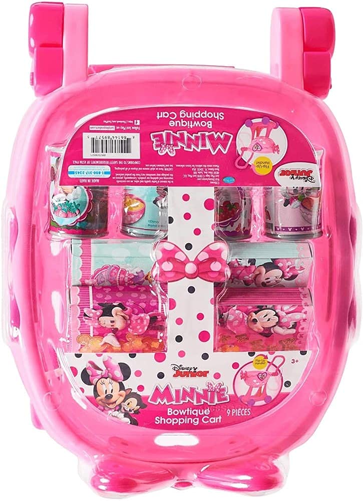 Minnie Happy Helpers Bowtique Shopping Cart Pink