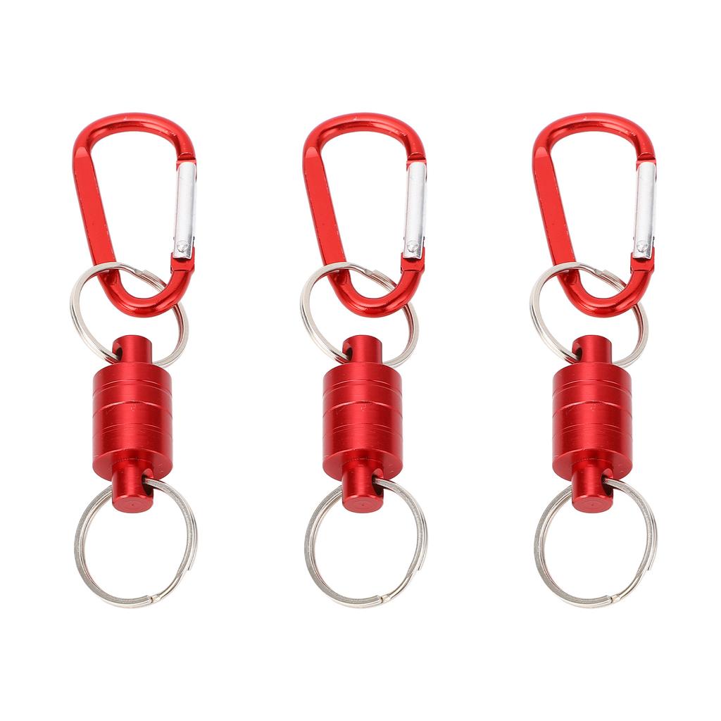 3PCS Magnetic Key Holder Quick Release Keychain Aluminum Alloy Portable Magnetic Buckle for Repair T