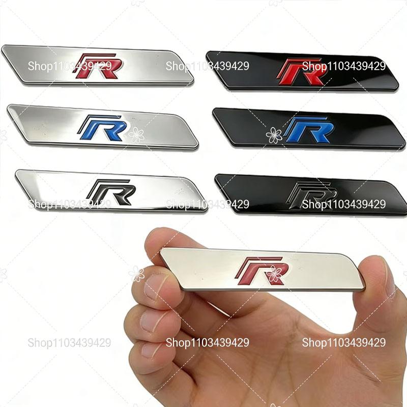 AABIO1 3D Metal for VW Volkswagen Golf Polo Tiguan Passat Bora Jetta Touran Caddy GTI T-Roc Car Side Fender Emblem Sticker Trunk Badge