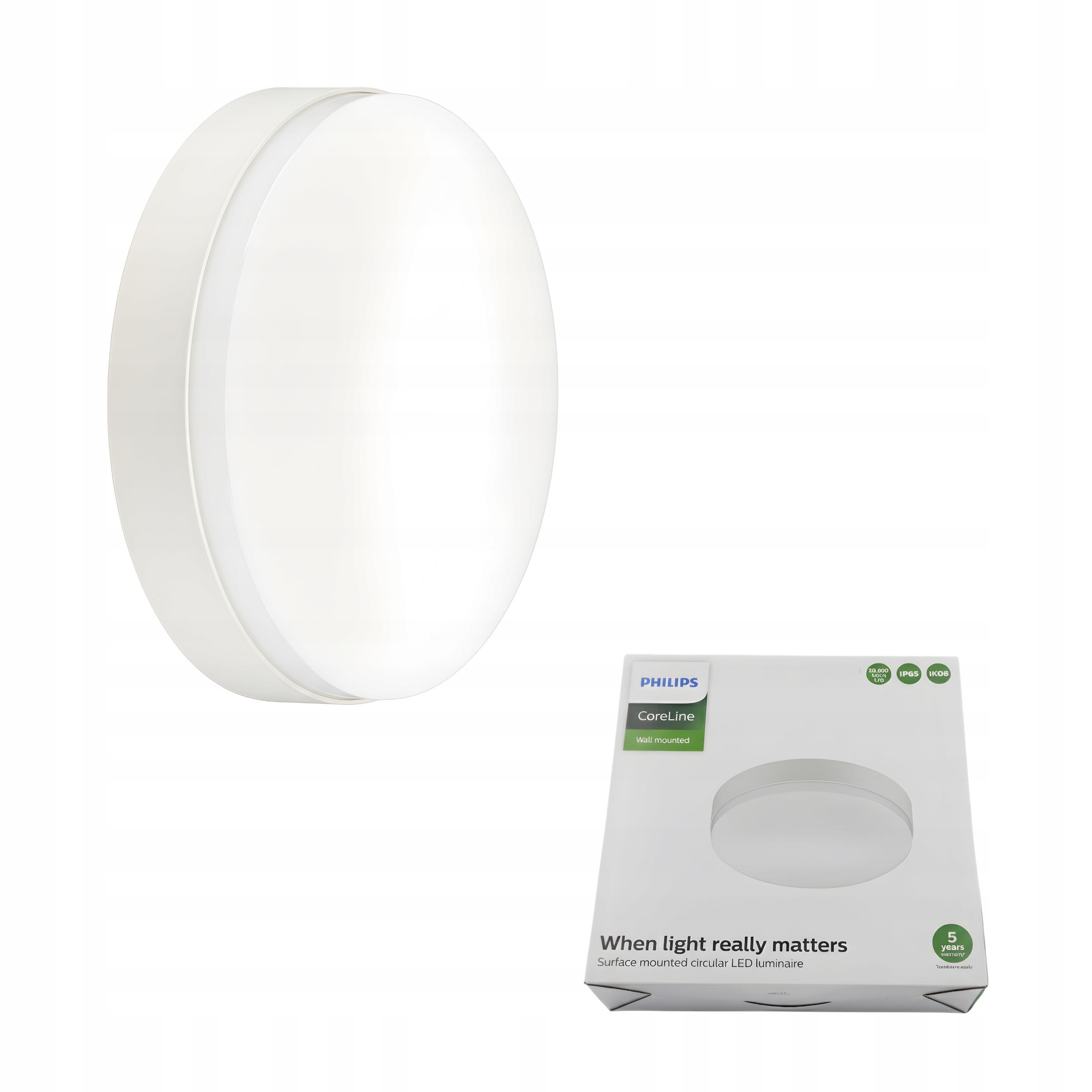 Philips Coreline Wandleuchte LED WL131VLrd20S/830PSU WH Weiß 22W