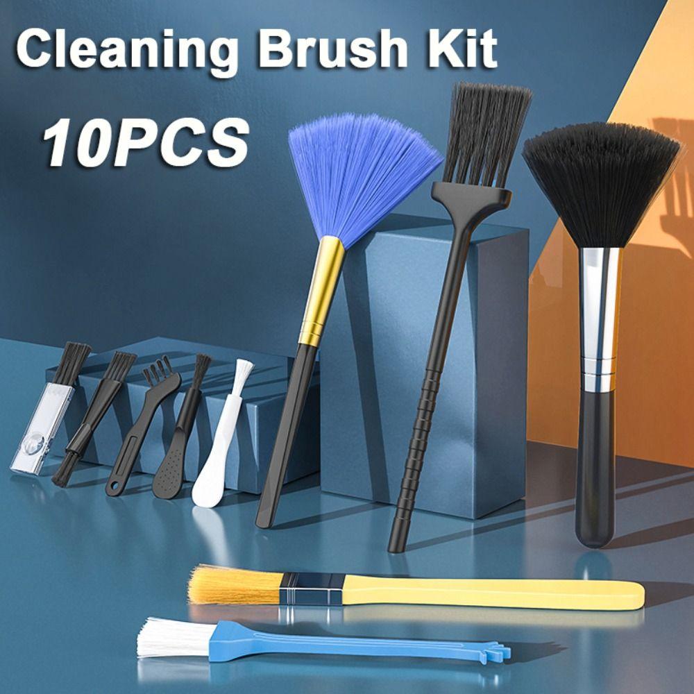 10Pcs Portable Car Phone Dust Brushes Small Tools Dust Cleaner Shaver