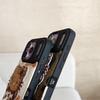 High-End Cow Print Kitty Lanyard & Embroidered Phone Case for iPhone 17/16 Pro Max/15/14