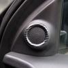 Crosselec Carbon Fiber Inner Front Door Speaker Cover Trim for Dodge Durango 2011-2022