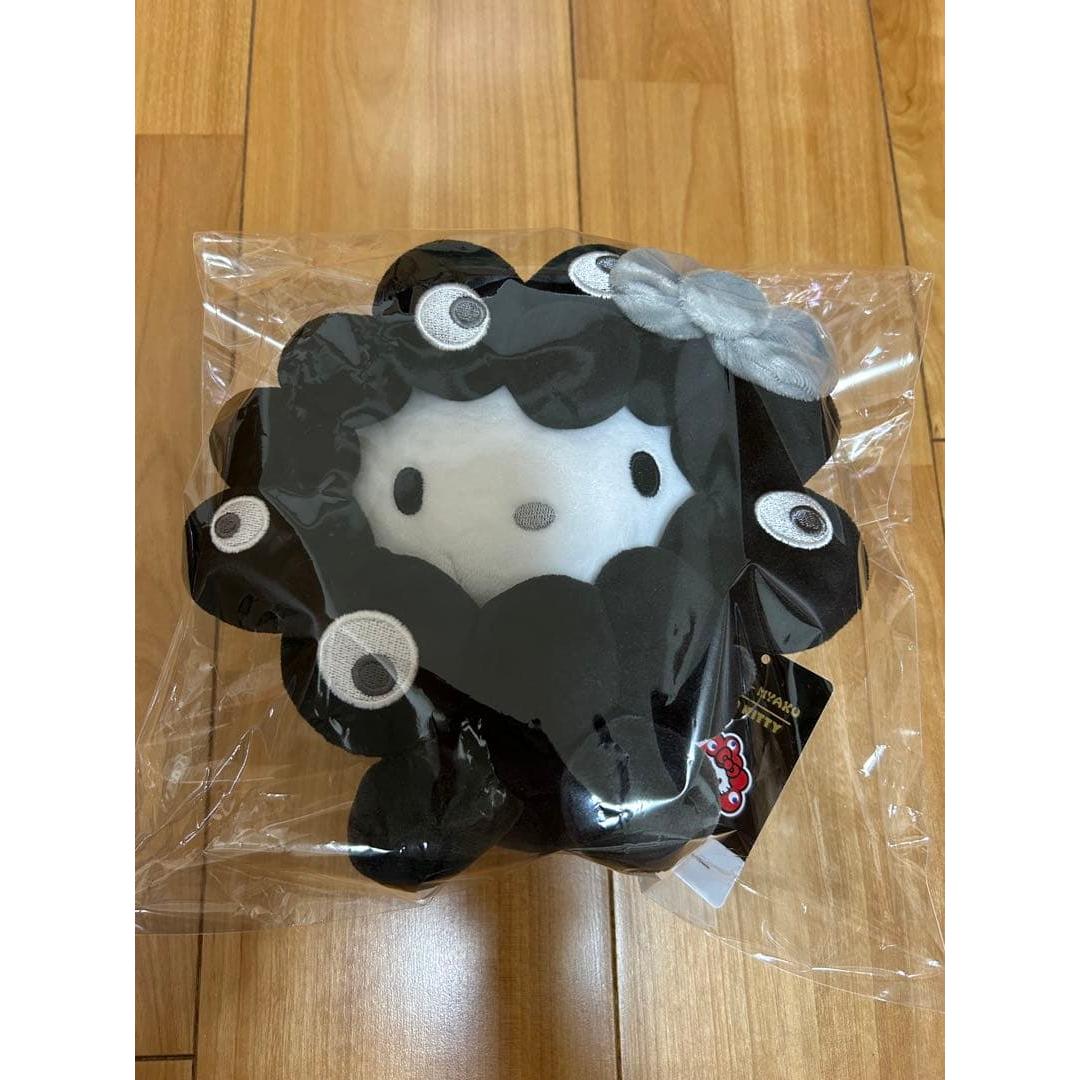 Sanrio Myak Myak Stuffed Toy (M) Black (Hello Kitty)