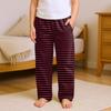 Fashionable Children's Versatile Polka Dot Stripe Print Pocket Casual Pants