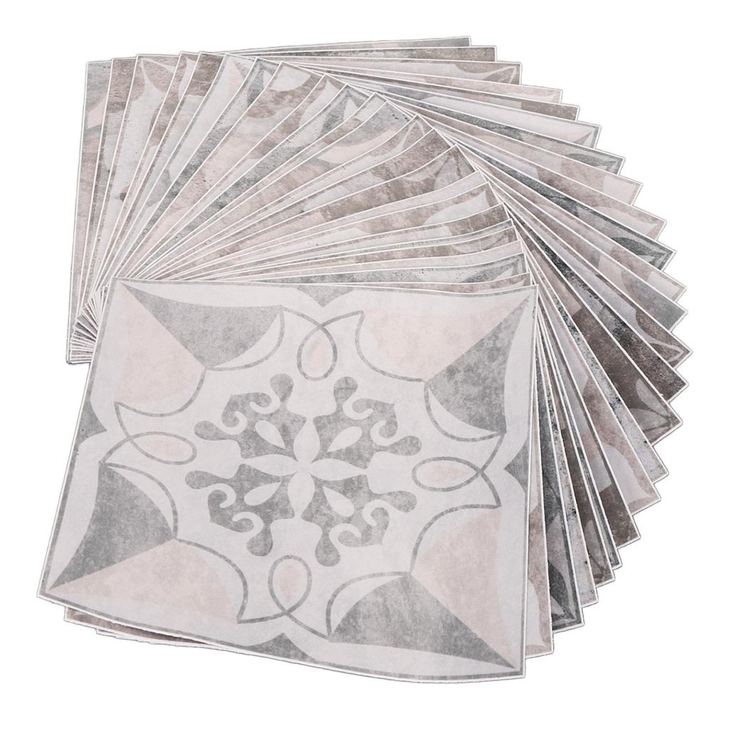 24 szt. naklejki na płytki 15 x 15 cm wodoodporna, odporna na olej, retro, samoprzylepna naklejka ścienna do domu