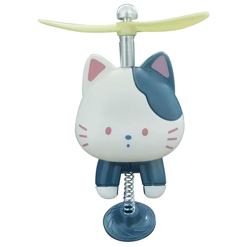 

Автомобильный торпедо пружинный болванчик Счастливый машущий кот декор Милый качающийся автоаксессуар для лобового стекла Забавный подарок для снятия стресса темно-синий