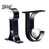 Screw-fixed Curtain Rod Duty Metal for 28mm Pcs Holder Bracket 2 Rods Heavy Sturdy Wall