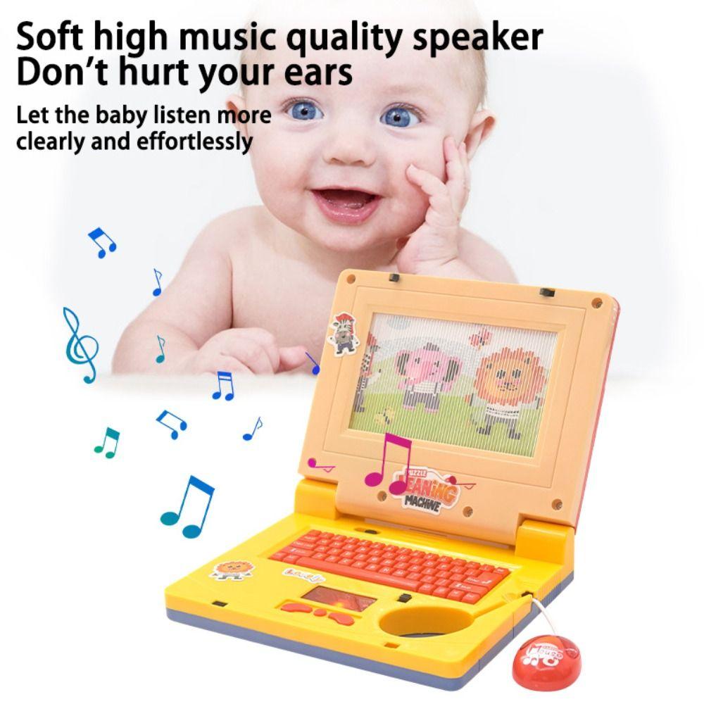 With Sounds Toddler Learning Computer High Simulation Kids Learning Laptop   Animal Recognition