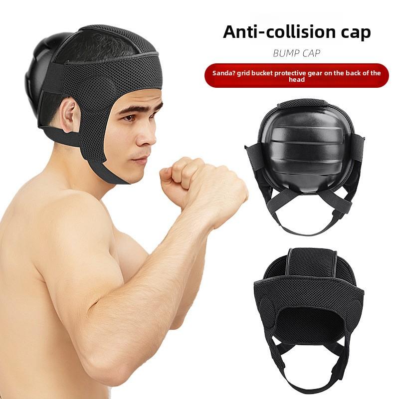 Sanda Training Headgear EVA Protective Gear for Fighting Brain Training Durable Lightweight Head Cover