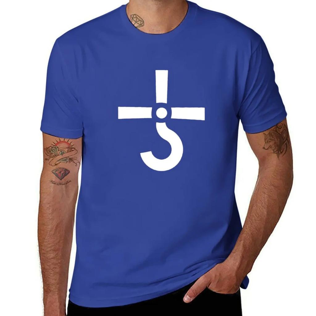 logo band rock blue oyster cult 90art T-Shirt tops man t shirt blue archive Aesthetic clothing mens designer t shirt