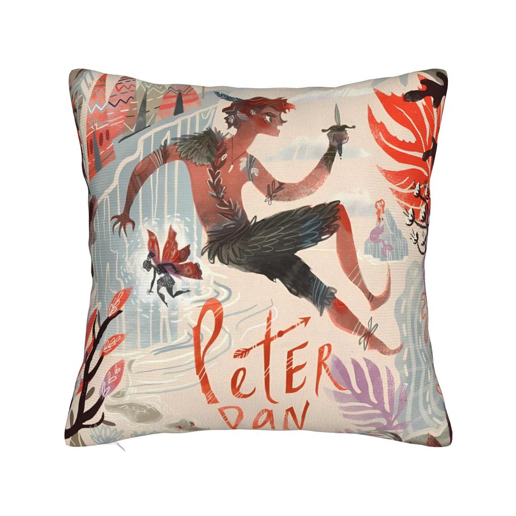 Pillow Cover Cartoon P-Peters P-Pan  Morden Pillow Case For Sofa Car Home Decor Pillowcases