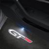Für Peugeot GT R Emblem RCZ 208 301 206 508 5008 308 Auto Türlicht Willkommenslicht Kabelloser Laserprojektor Auto Dekoration HD LED