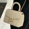 New chain sheepskin single shoulder oblique span handbag