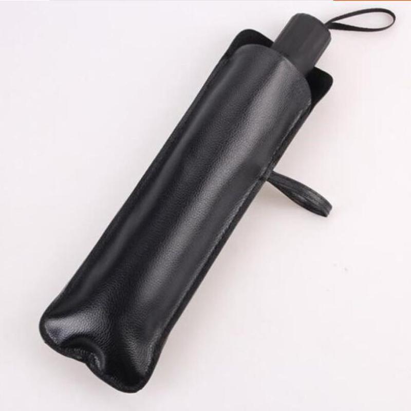 Pu Leather Umbrella Sleeve Colorful Umbrella Cover Case Portable Waterproof Umbrella Storage Pocket For Folding Umbrellas