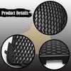 Front Honeycomb Grill Easy Installation Spare Part Badgeless Sport Grills Replacement for MK2 1P 2009-2012