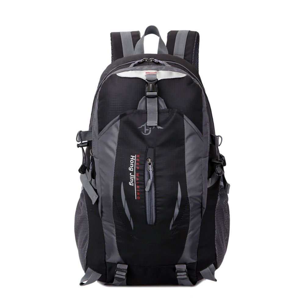 Large Waterproof Backpack 40L Bag Camping Hiking Walking Outdoor Travel Rucksack Durable Nylon чёрный