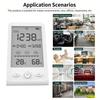 Easy Carry CO2 Temperature Moisture Monitor with LCD Display Small Air Quality Meter for Indoor Air Quality Measurement