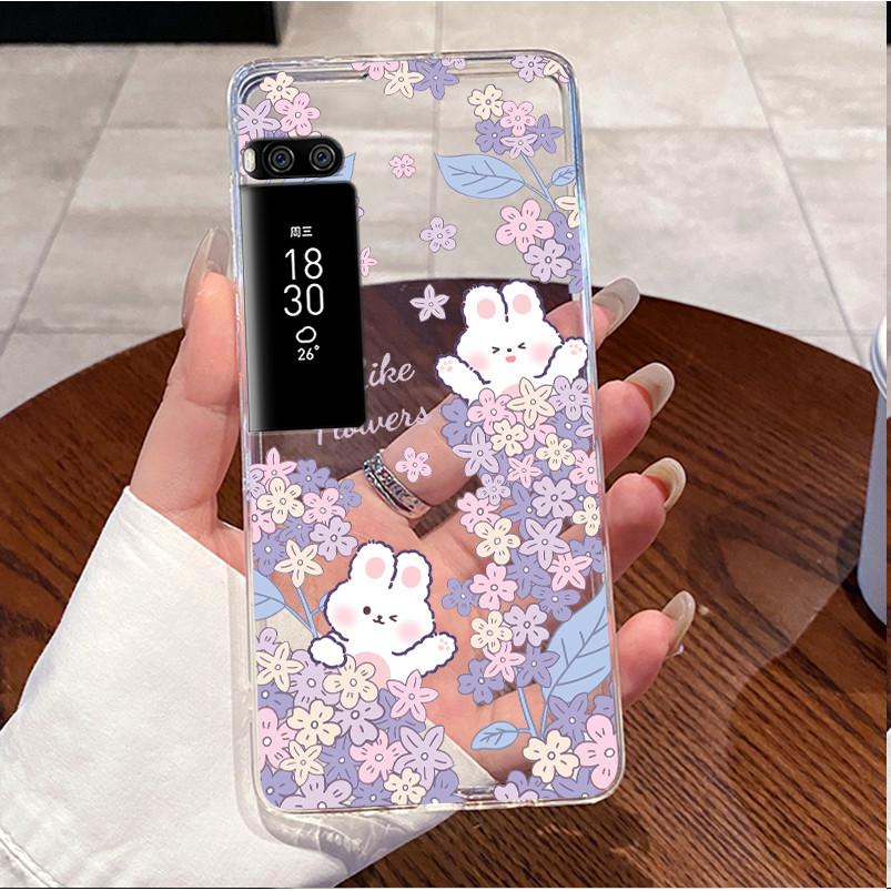 For Meizu Pro 7 Case Clear Luxury Cute Love Rabbit Funny Cool TPU Soft Silicone Phone Case For Meizu Pro 7 Plus Pro7 Back Cover