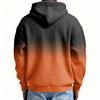 Mokaloha Men's Casual Solid Color  Zipper Long Sleeve Hooded Sweatshirt, Everyday Zipper Casual Long Sleeve T-Shirt