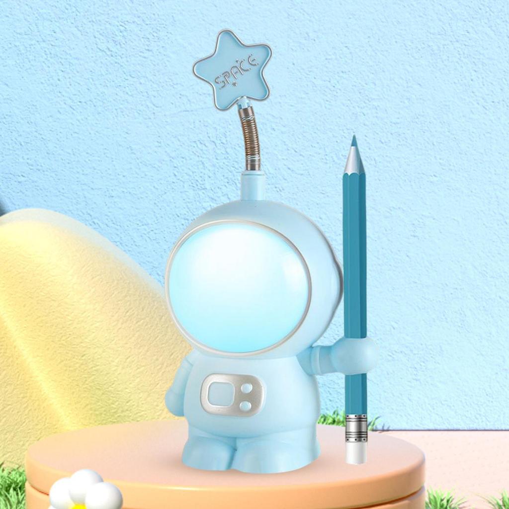 Astronaut Night Light with Pencil Sharpening Function Decoration for Table