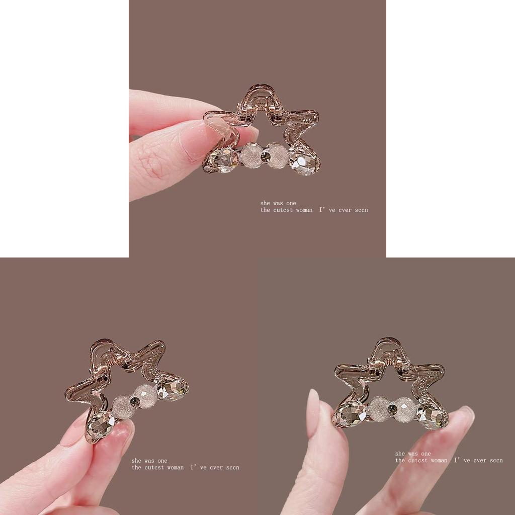 Minimalist Fivepoint Star Hair Claw For Girls Handcrafted Elegant Hair Accessory