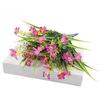 Artificial Flowers Bundle UV-Resistant Faux Plants Non-fading Fake Flowers for Home Vase Basket Window Box Outdoor Decoration
