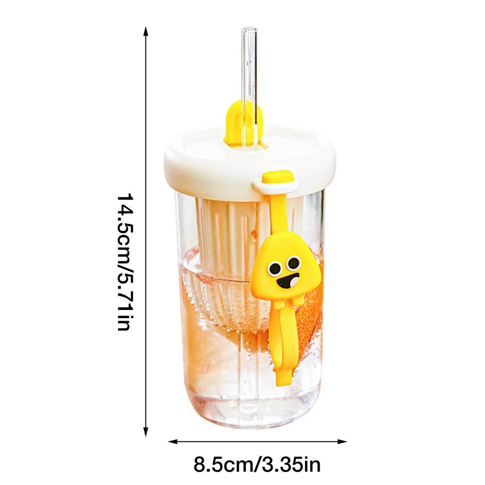 Iced Coffee Tumbler Cute Food Grade Portable Kitchen Cold Brew Cup Lightweight Insulated Mugs Water Bottle Drinkware For Hiking