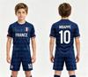 2026 Hotsale Special NO.10 Mbappé Football Jersey Shorts Set Women Men France Flag Fans Shirt and Shorts Summer Kids 2 Piece Set